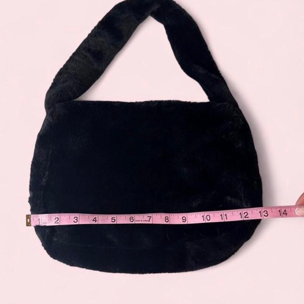 H&M Black Faux Fur Bag